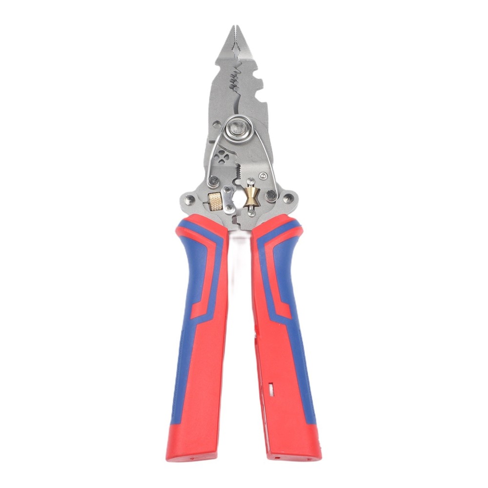 Foldable 10 in 1 Wire Stripper and Tester High Carbon Steel for Electrical Work