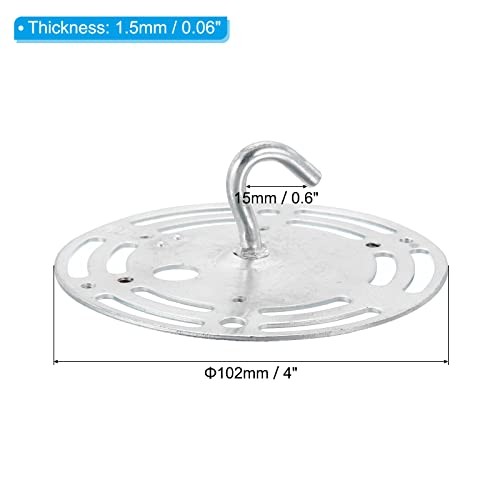 4" Light Fixture Mounting Bracket, 2 Pack Light Crossbar Circle Mounting