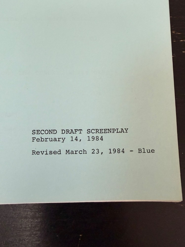 SHOOT OUT "FAST FORWARD" 1984 ORIGINAL MOVIE SCRIPT SIDNEY POITIER 2ND DRAFT