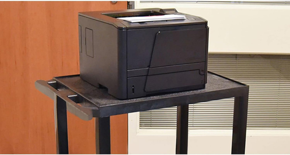 Multipurpose Utility Cart with 2 Shelf - Black