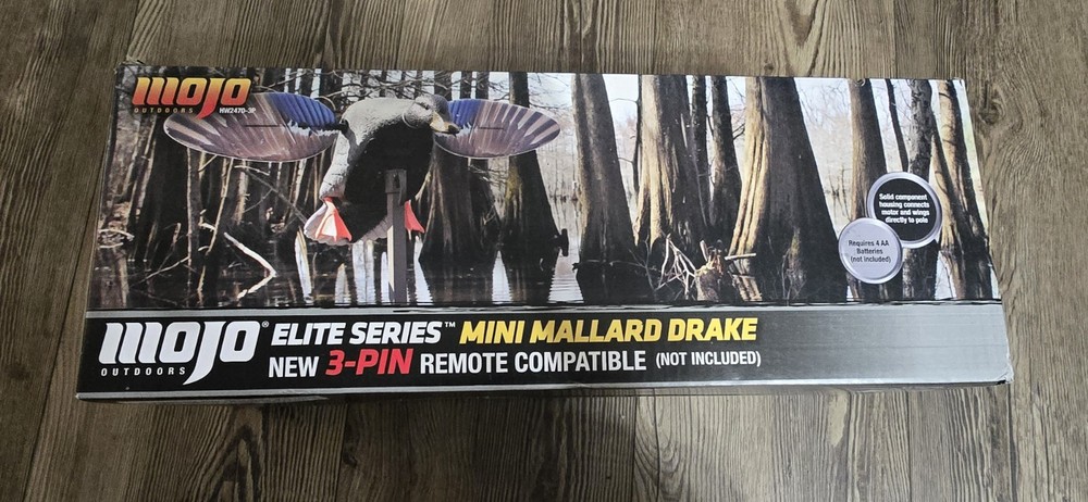 NIB MOJO Outdoors Elite Series Mini Mallard Drake Decoy.