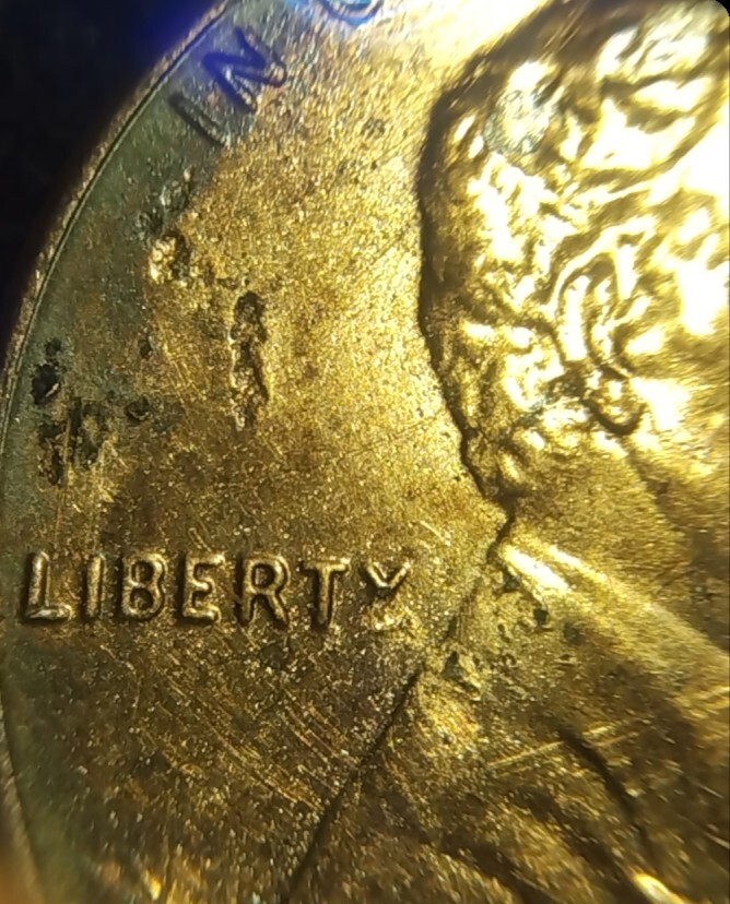 2020 D LINCOLN SHIELD CENT/DIE BREAK/DIE CHIPS