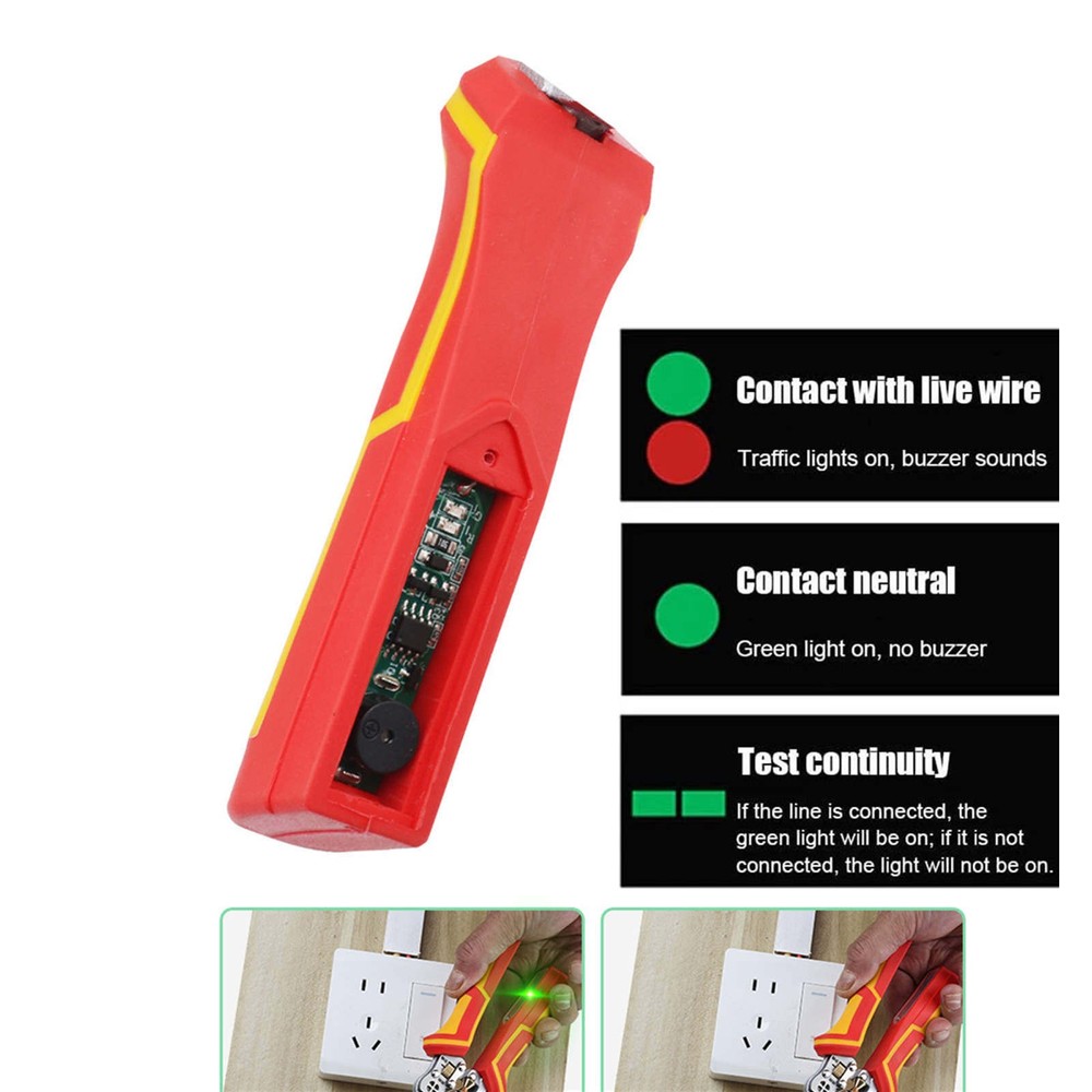 Multi Function Wire Stripper Tool with AC DC Voltage Tester and Wire Twister