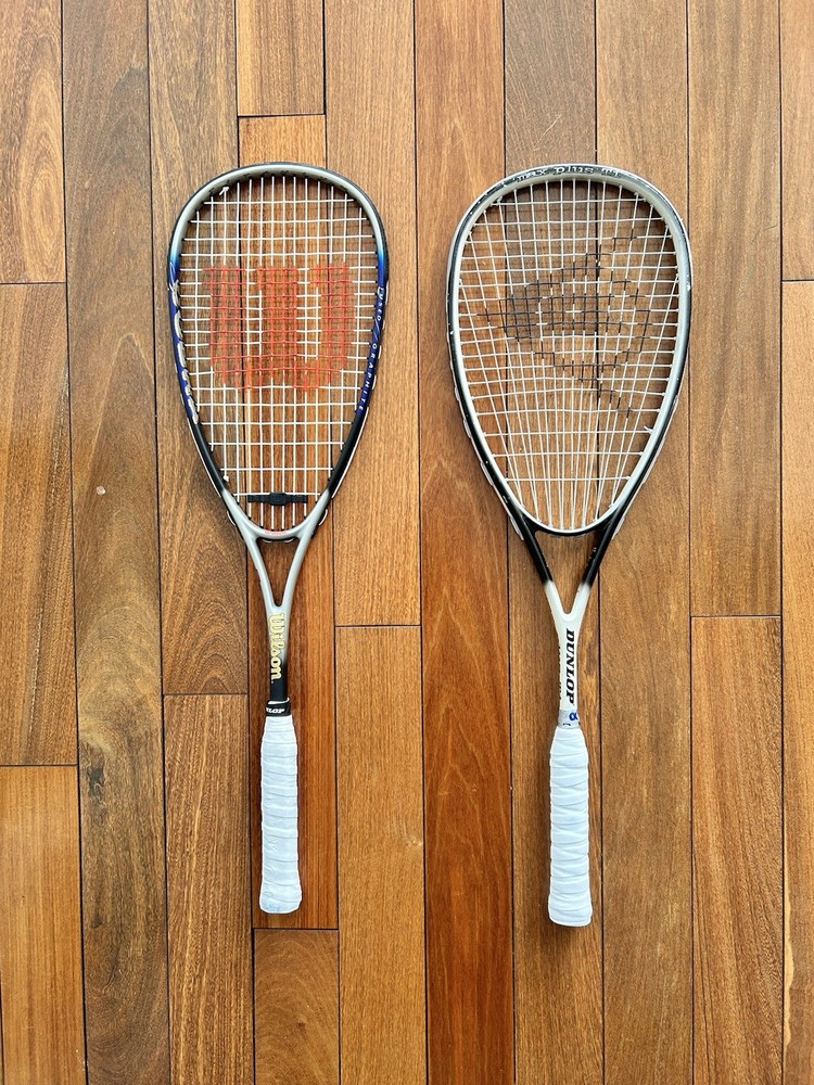 Multiple Preowned Usable Squash Racquets for Beginners