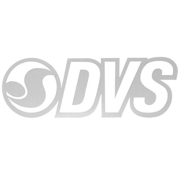 New DVS White Logo Sticker - 8in