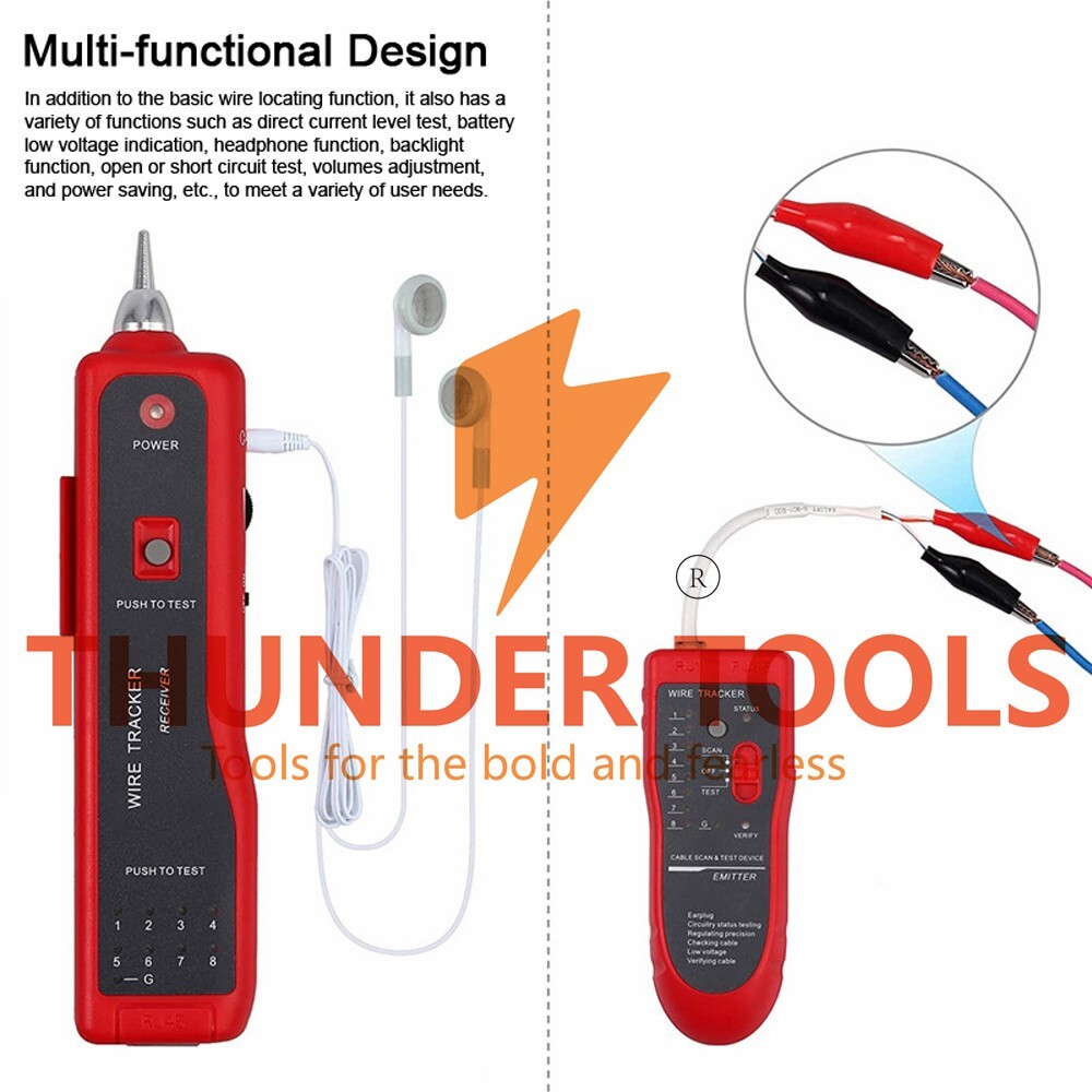 Thunder Tools JW-360 Network Telephone Line Finder Multi-purpose Network