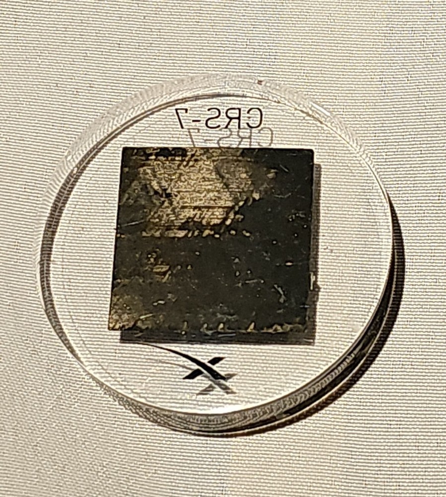 ​SpaceX CRS-7 Dragon Solar Cell Array Paperweight