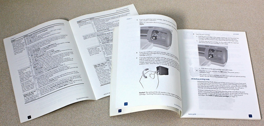 HP Photosmart 7900 Series Basics Guide + Setup & Support Reference Guide