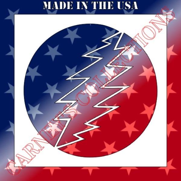 Plastic Stencil - Grateful Dead Bolt (MB460) (10" or 12")*****