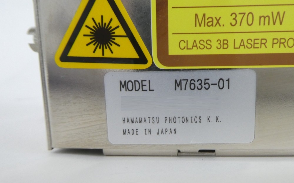 Hamamatsu Photonics M7635-01 Laser 370mW 1300nm Laser Scan Controller Working