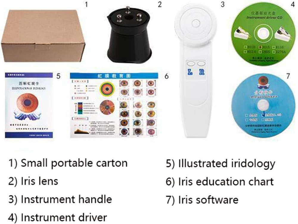 5.0 MP USB Iris Analyzer Iridology Camera with Pro Iris Software Analysis Camera
