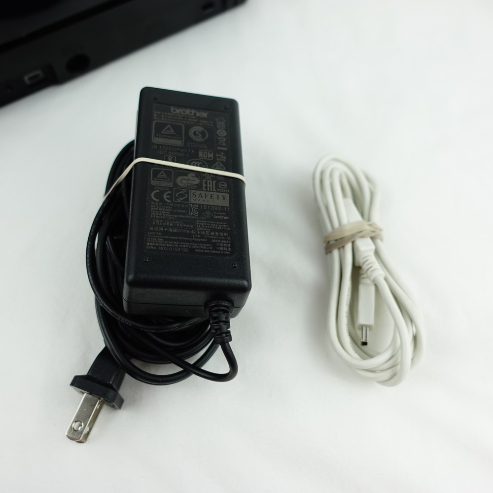 Brother ImageCenter ADS-1000W Compact Document Scanner WiFi TESTED OEM Cables