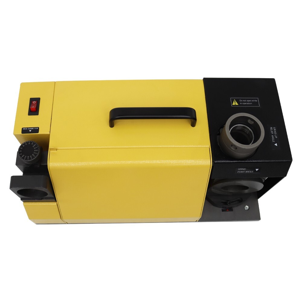 Drill Bits Sharpener 13-26mm Drill Bits Sharpener Equipment 4400rpm Yellow Color