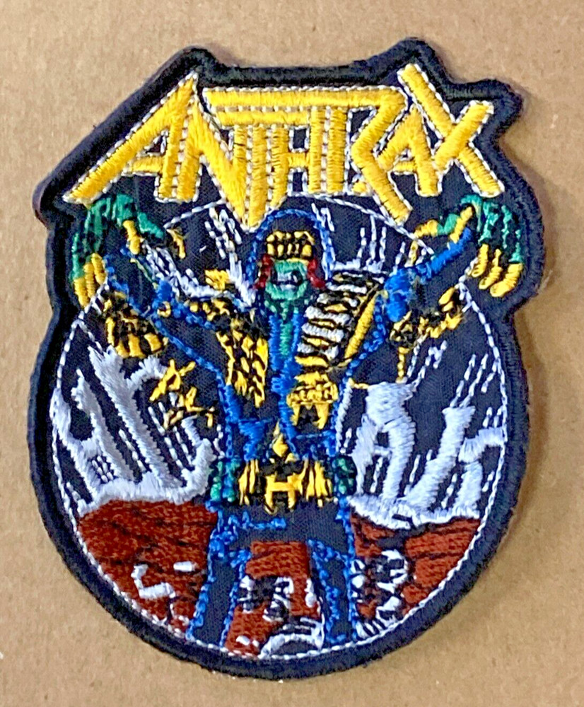 Anthrax ~ I Am The Law ~ Embroidered Patch  ~ Iron On