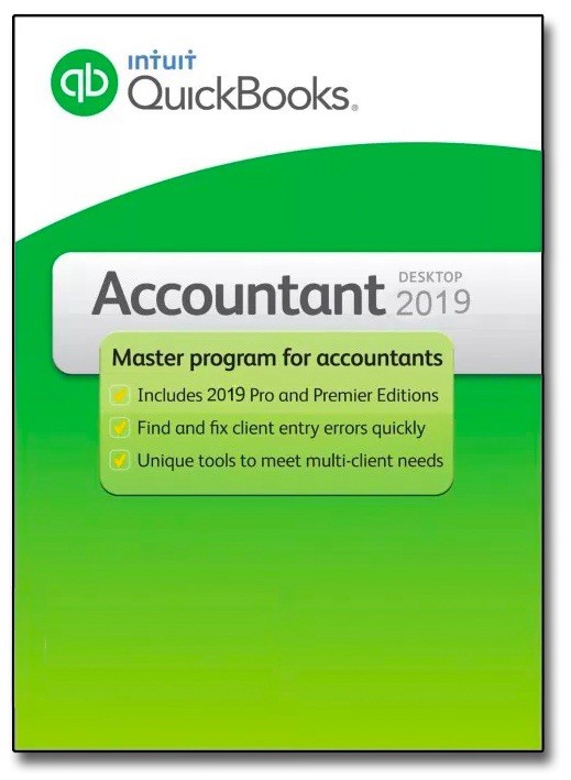 QuickBooks Accountant 2019 for Windows 1-User Version US Only