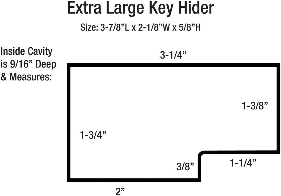 Lucky Line Extra Large Magnetic Key 1 Pack, - Hider