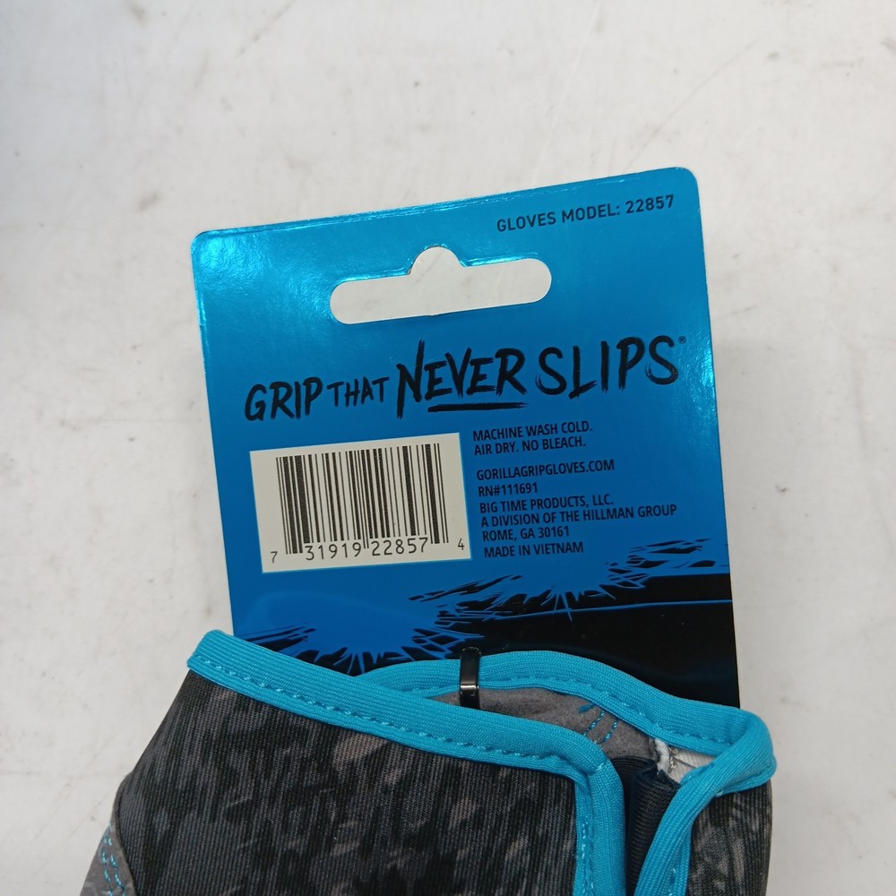 Gorilla Grip Work Gloves 22857 - 1 PAIR - SIZE LARGE