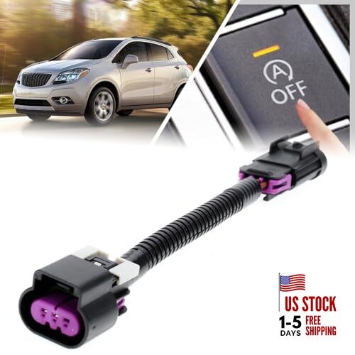 Auto Start Stop Disable/Delete/Eliminator/Canceller Harness for 2018 White 02Bu