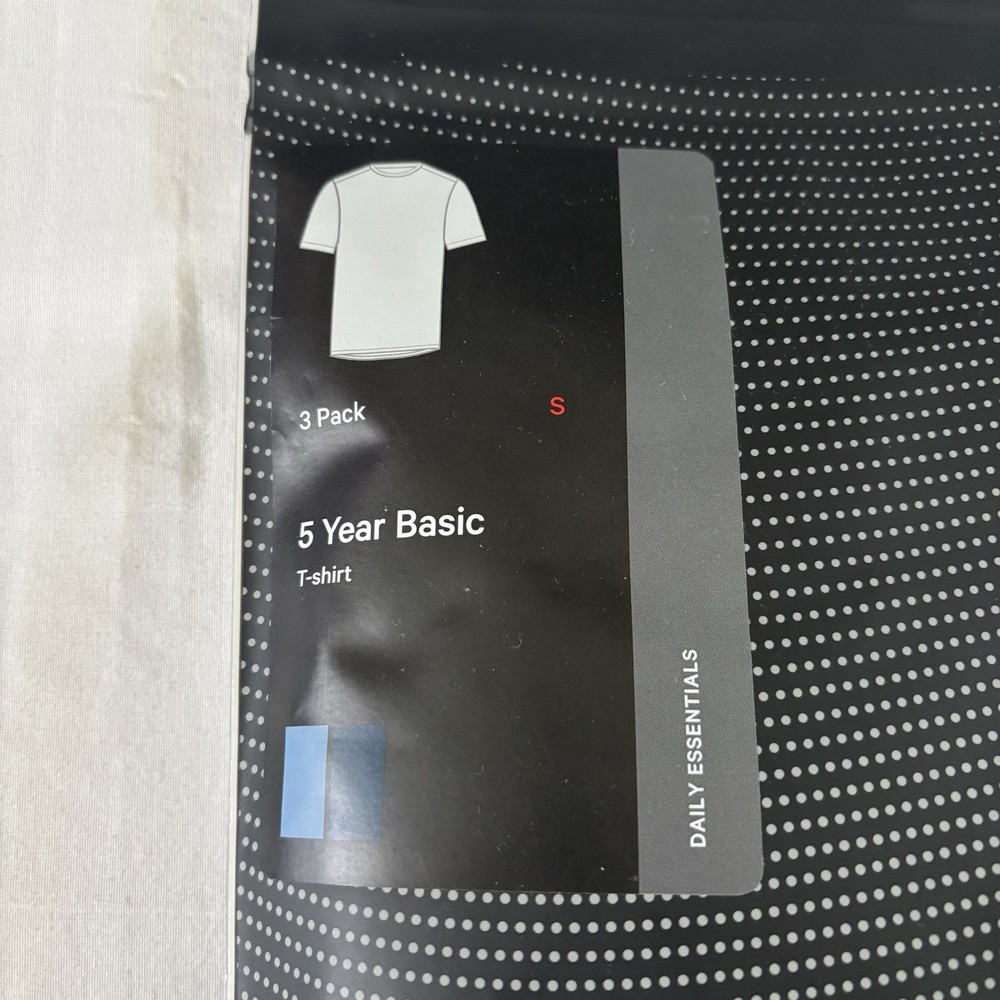 Lululemon 5 Year Basic Tee *3 Pack Utility Blue/True Navy/Black Men’s Size Small