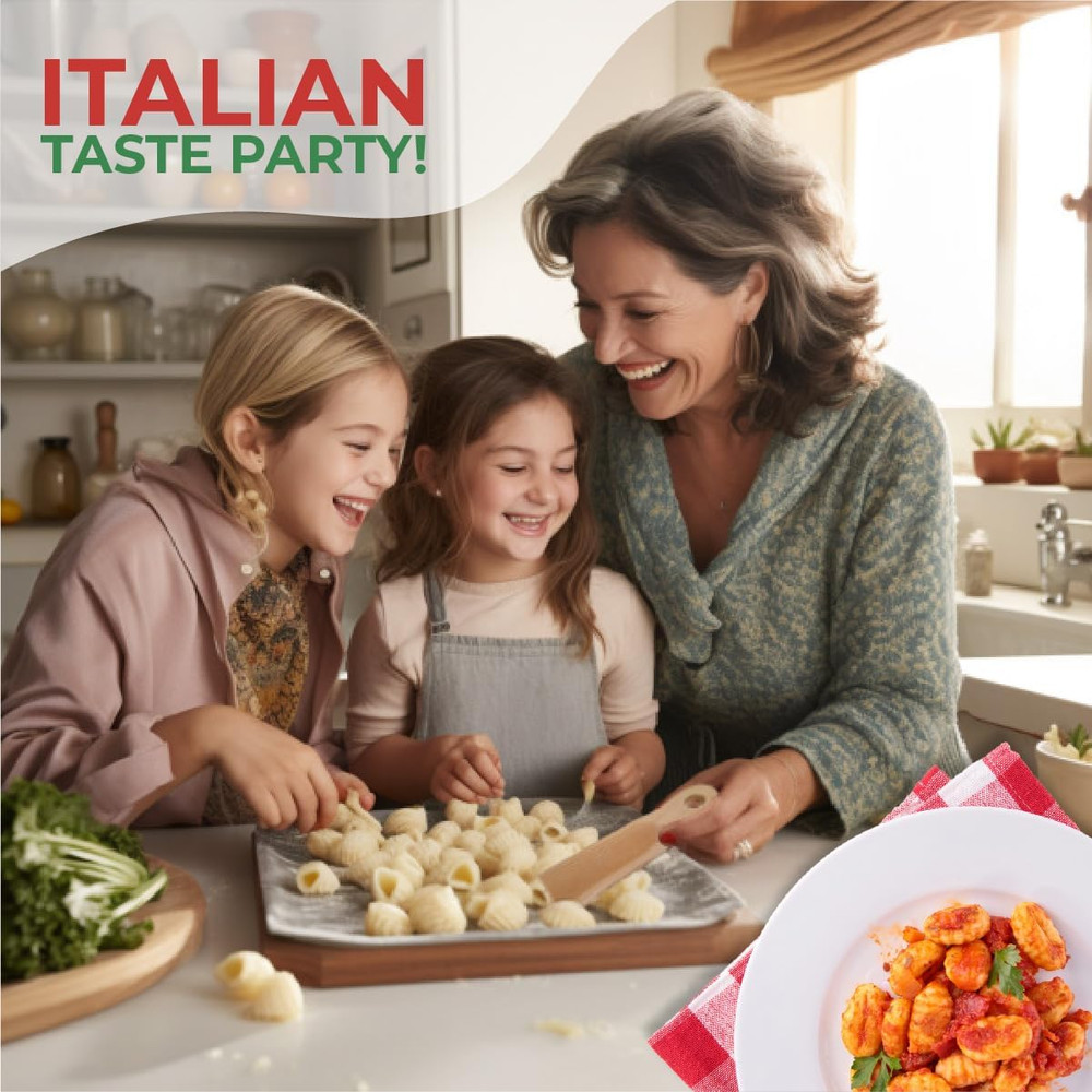 Unique Curved Gnocchi Board Paddle, Unique Curved Design for Handmaking