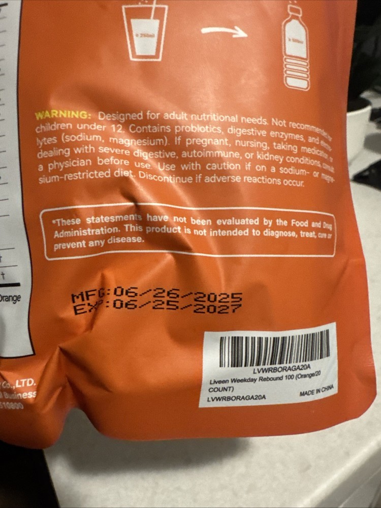 Rebound 100 Weekday Hydration Nutrition Electrolytes