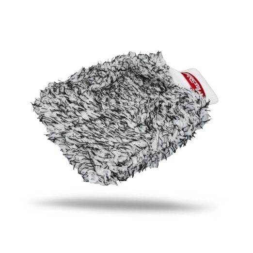 Universal Black & White Microfiber Wash Mitt – Premium Scratch-Free, Small