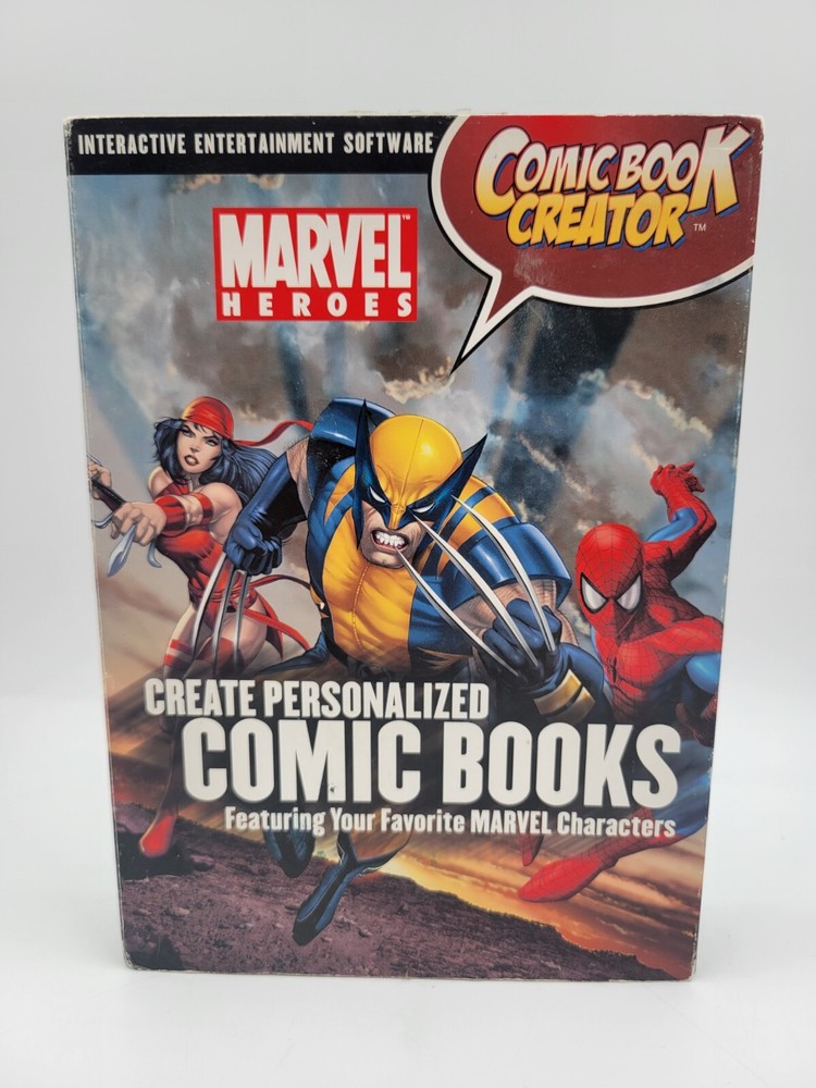 Marvel Heroes Comic Book Creator PC CD-ROM Planet Wide Games Create Comic Pages!