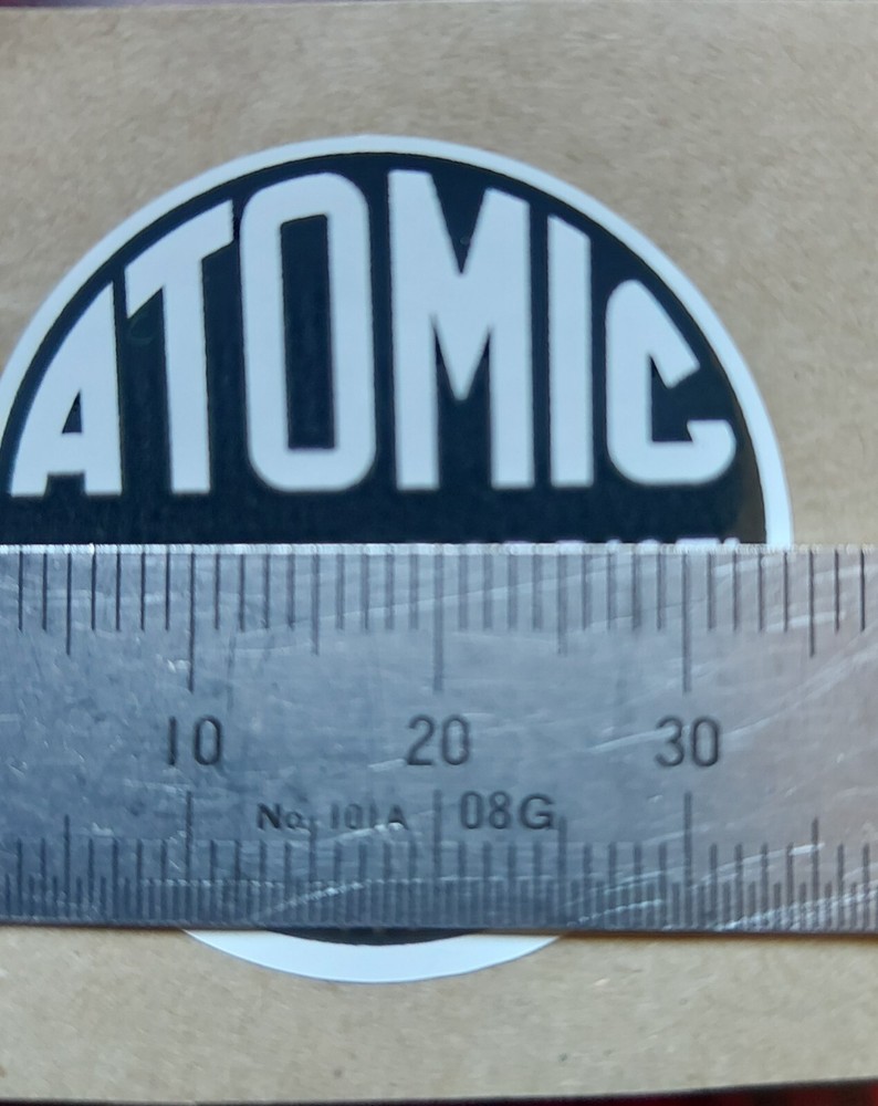Atomic Coffee Maker Badge