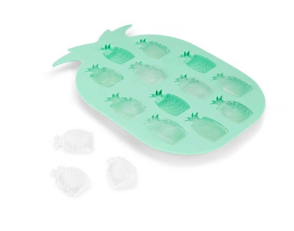 4 X Blush Pineapple Shaped Ice Mold