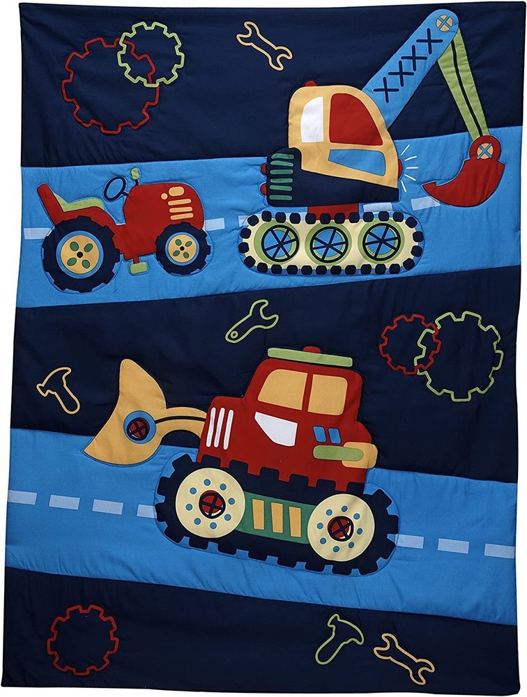 Everything Kids Under Construction 4 Piece Toddler Bedding Set