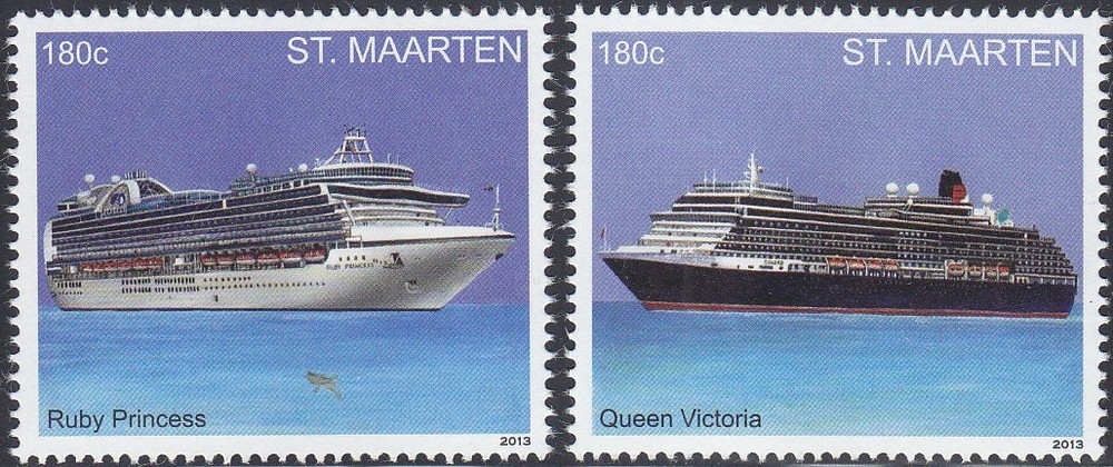 Sint Maarten Issue 2013 (148-149) Ship
