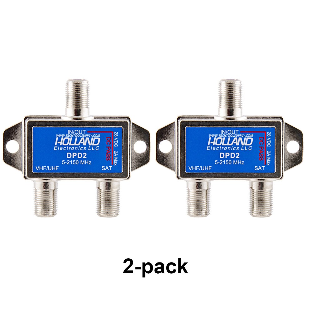Pack of 2 - Holland Electronics Satellite Diplexer - Approved 2 amp version