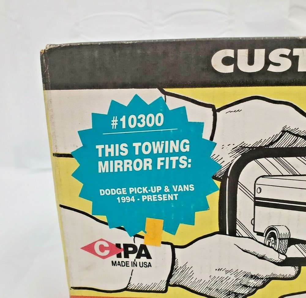 CIPA 10300 Custom Towing Mirror - Dodge, Driver or Passenger Side