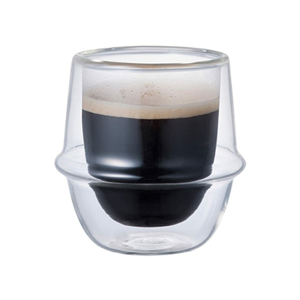 Kinto Kronos Double Wall Espresso Cup From Japan