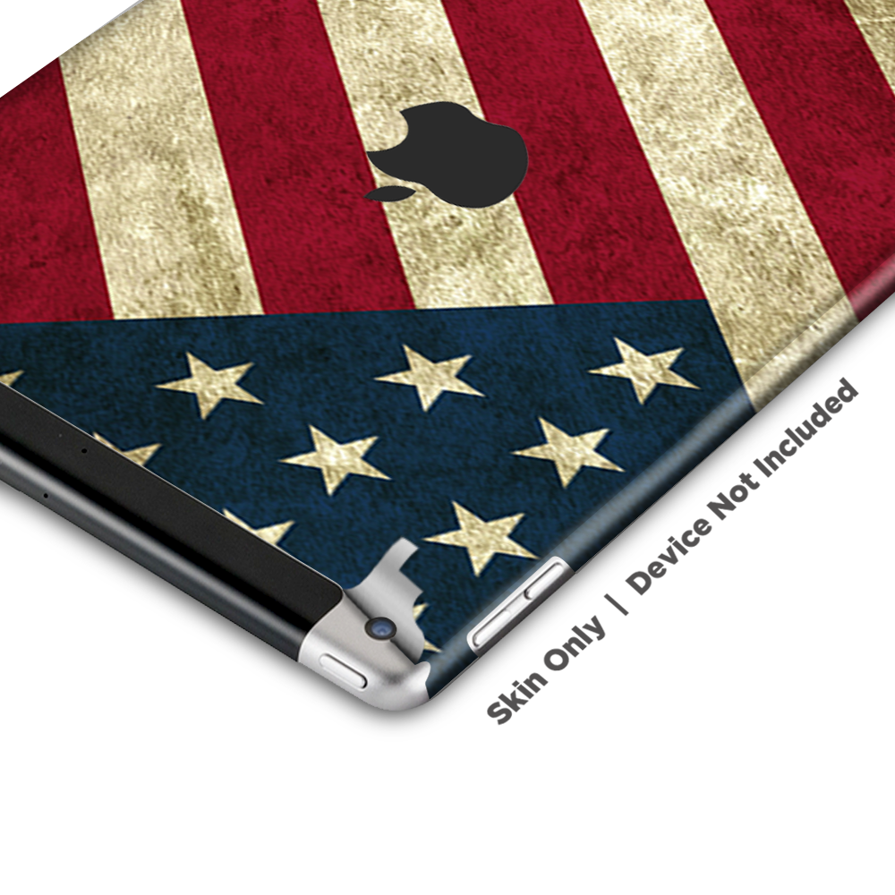 Skins Decal Wrap for Apple iPad 9.7 2017-Merica Flag Pattern
