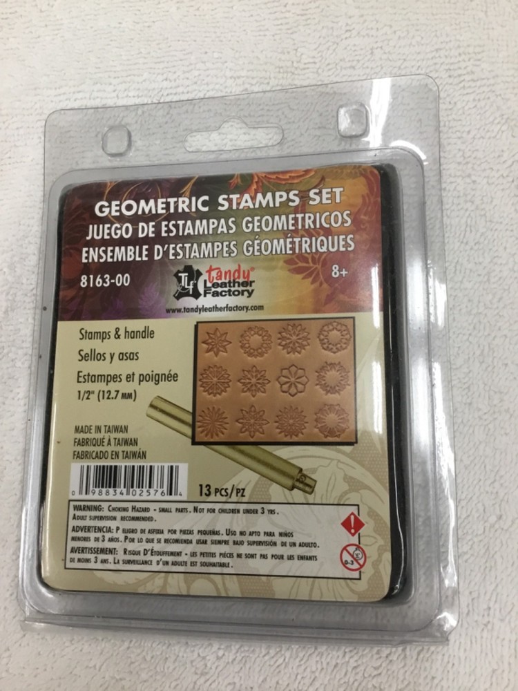 Tandy Leather Geometric Stamp Set