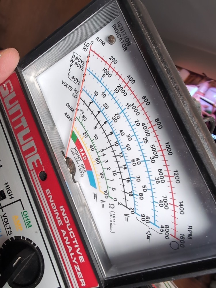 SUNTUNE Inductive Engine Analyzer Model CP7673 USED