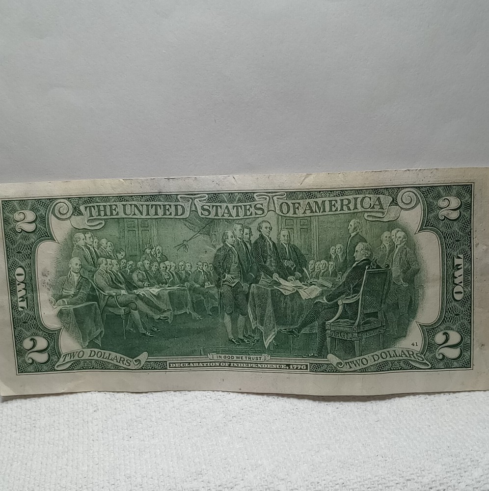 $2 US Error Banknotes Pair, Consecutive Serial Numbers E06591167A & E06591168A