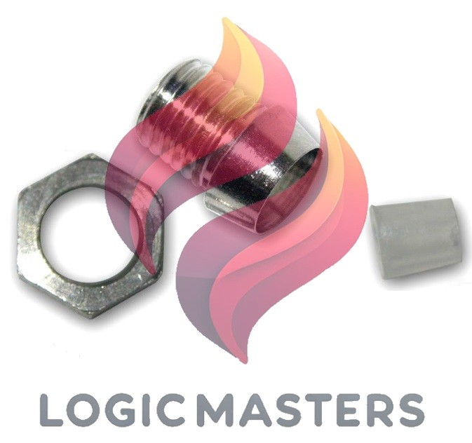 20 PCS 3mm Clip Chrome Metal Bezel LED Holders Mounts