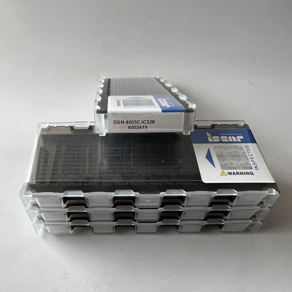 ISCAR / DGN4003C IC328 / Industrial indexable carbide inserts 10 Pcs