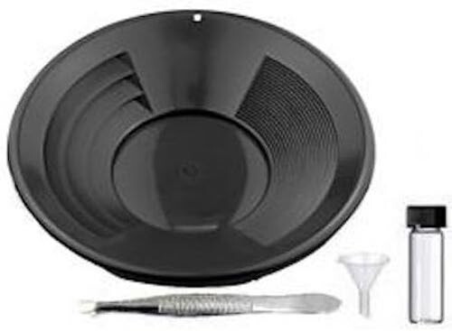 Sluice Monkey 14" Black Gold Pan Panning Kit