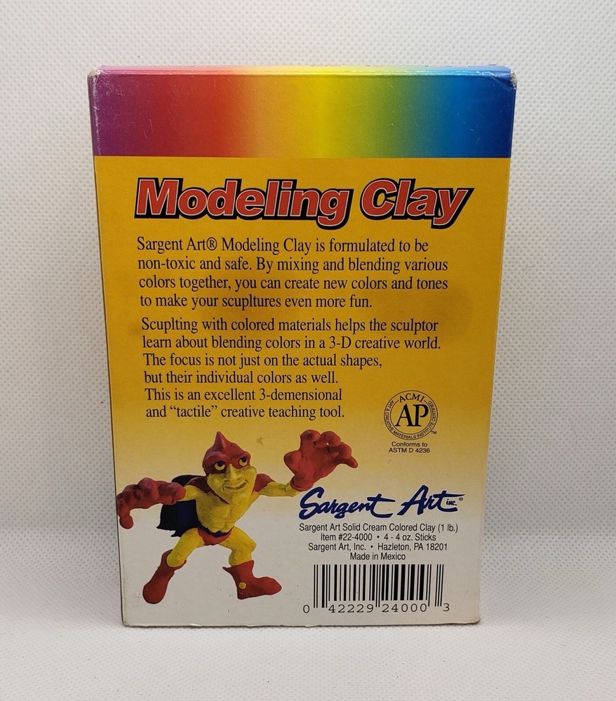 Sargent Art 22-4000 1lb Solid Modeling Clay