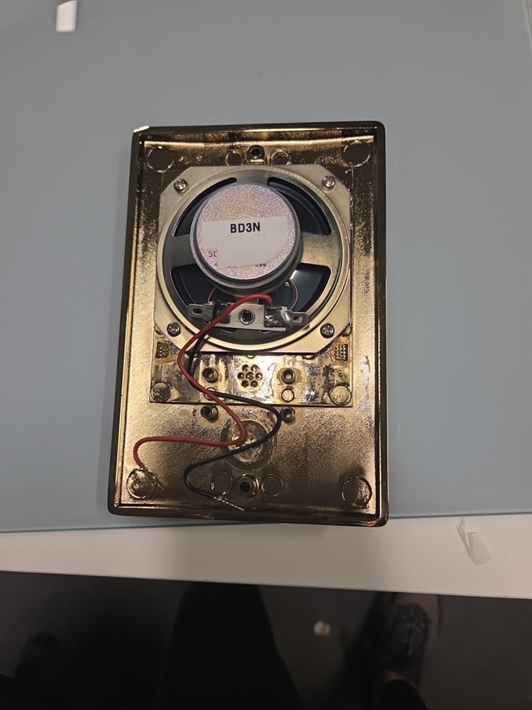 m&S Bright Brass Door Speaker