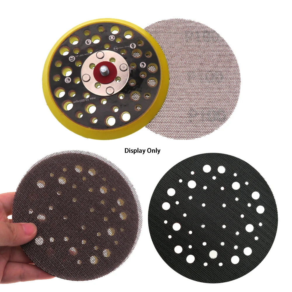 10Pcs 5inch 125mm Mesh Sanding Discs Hook&Loop Abrasive Dust Free Disc Anti-Bloc