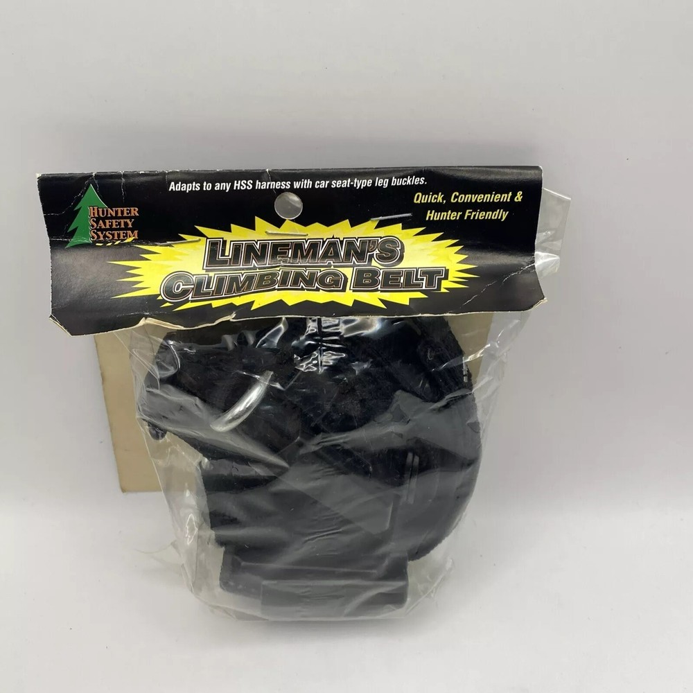 Hunter Safety System Lineman's Climbing Belt for Fall Restraint Hands Free Acces
