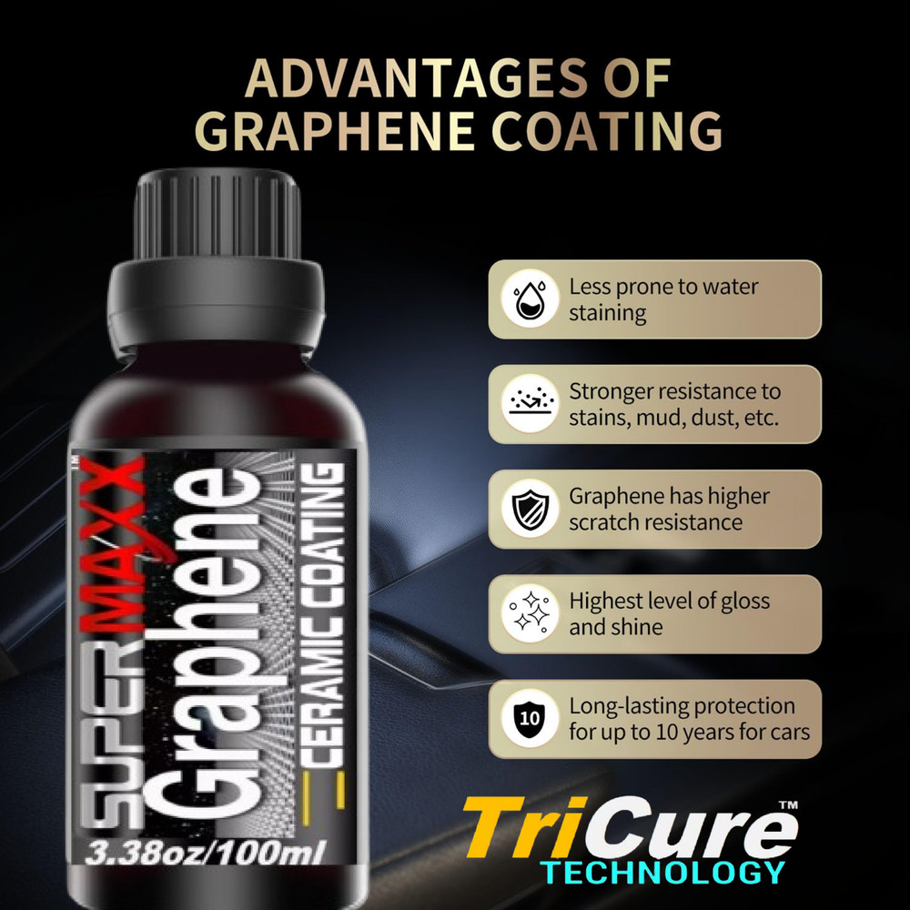 PROFESSIONAL GRADE CERAMIC CAR COATING ADVANCED GRAPHENE PAINT PROTECTION 100 ML