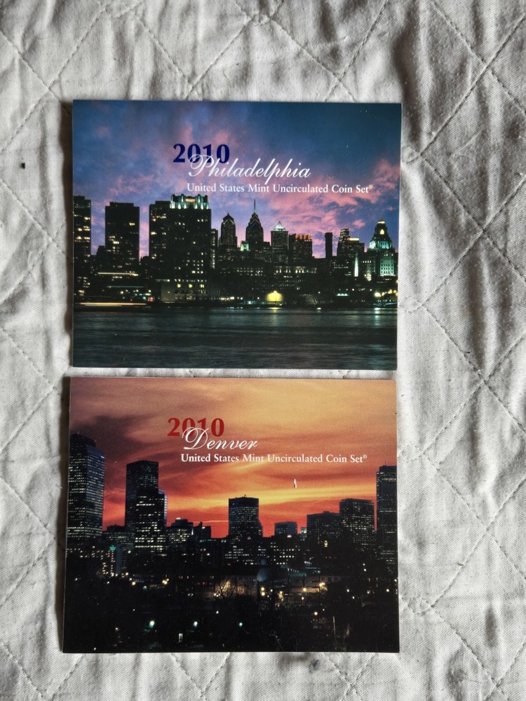 2010 D & P uncirculated US Mint coin set