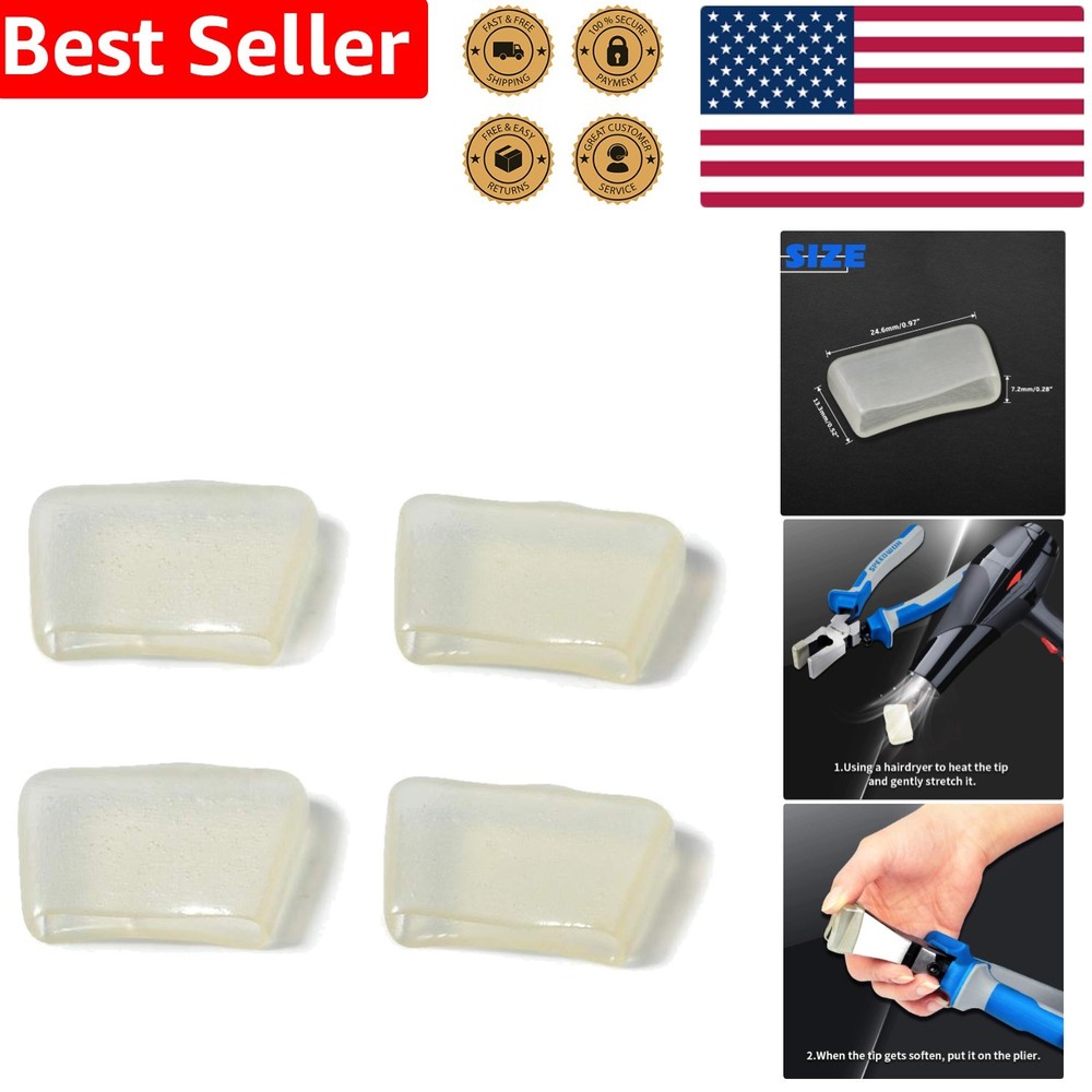 4 Pcs Rubber Replacement Tips for Glass Running Pliers -  Protection
