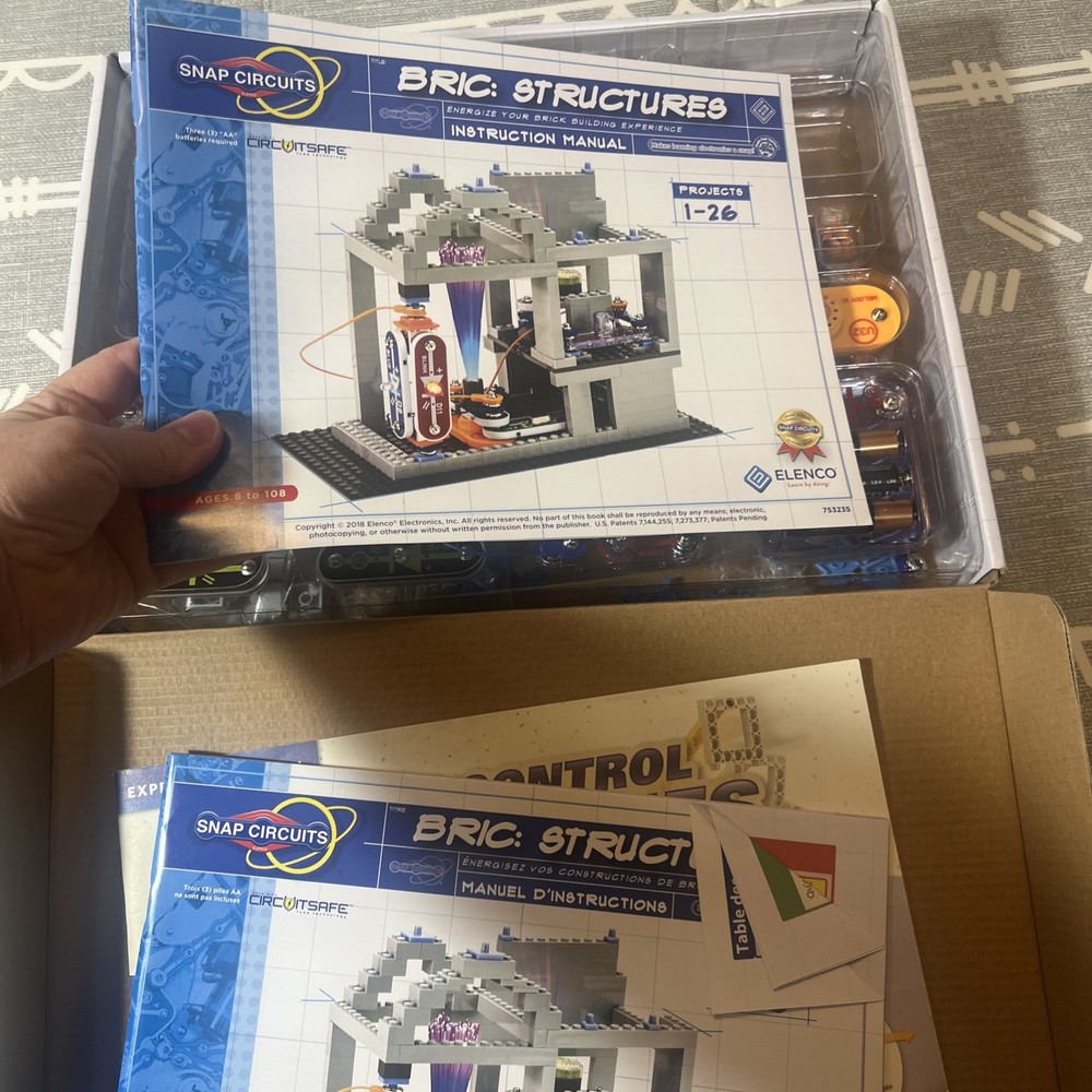 Snap Circuits BRIC Structures Science Kit Electrical STEM STEAM Replacement