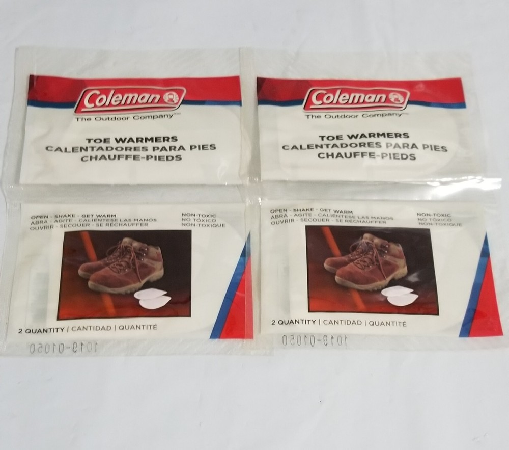 2- Coleman Toe Warmer ( 2 pk ) New in Package